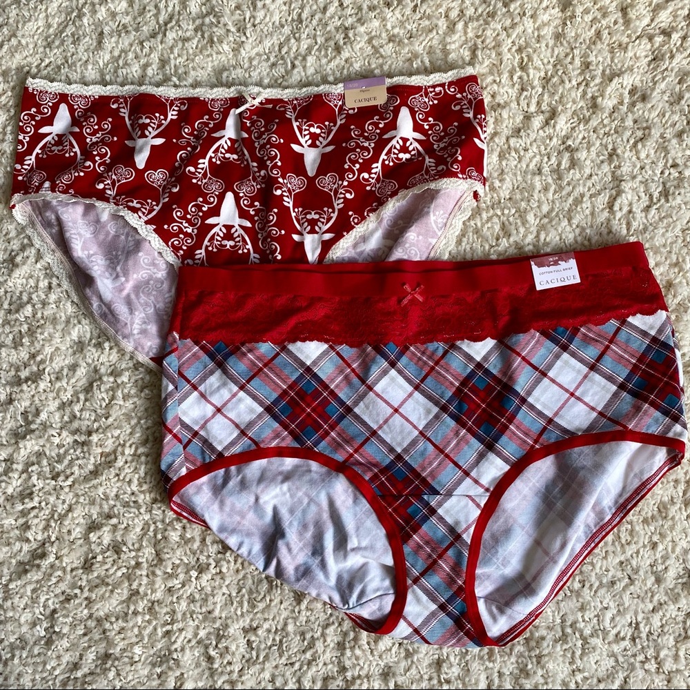 NWT. Cacique Panty Bundle. Holiday Set. Size 18/20.